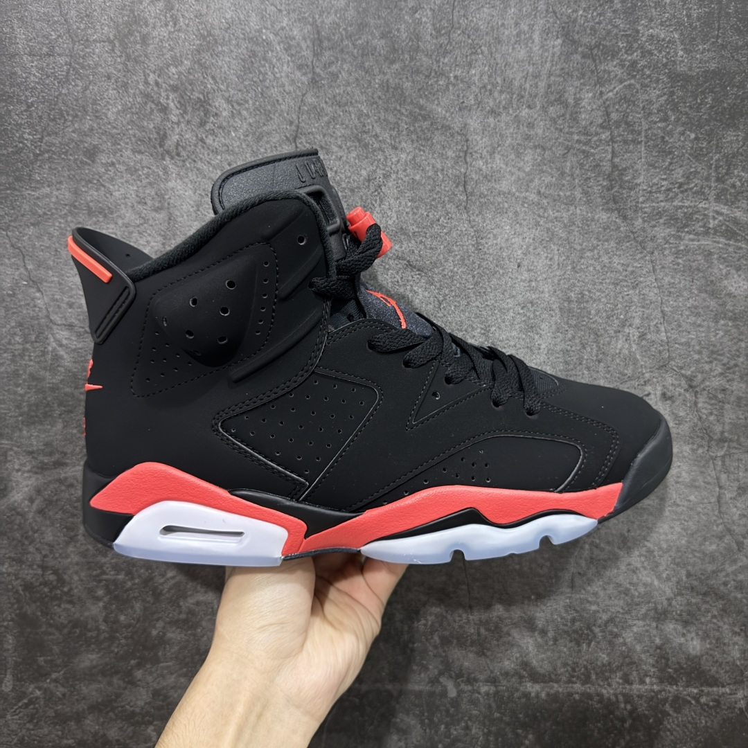 【外贸纯原版】Air Jordan AJ6 Retro 反转红外线2026复刻黑红 CT8529-001