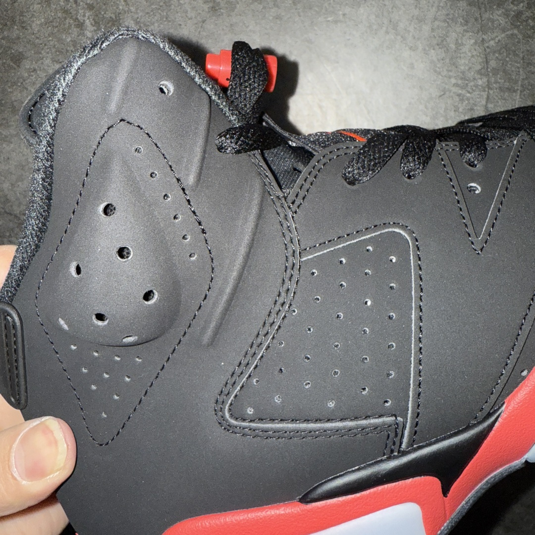 【外贸纯原版】 Air Jordan AJ6 Retro 反转红外线2026复刻黑红 CT8529-00