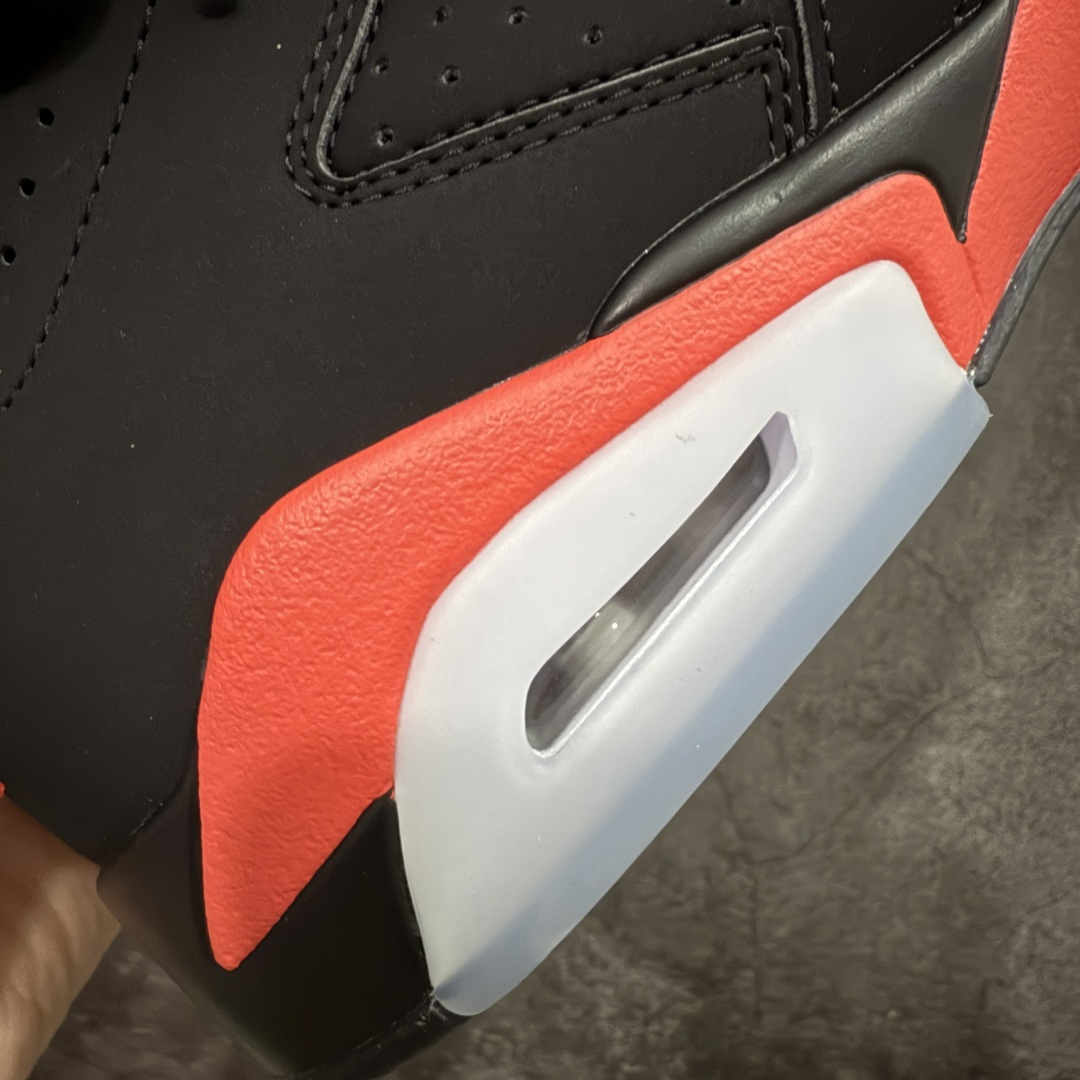 【外贸纯原版】 Air Jordan AJ6 Retro 反转红外线2026复刻黑红 CT8529-00
