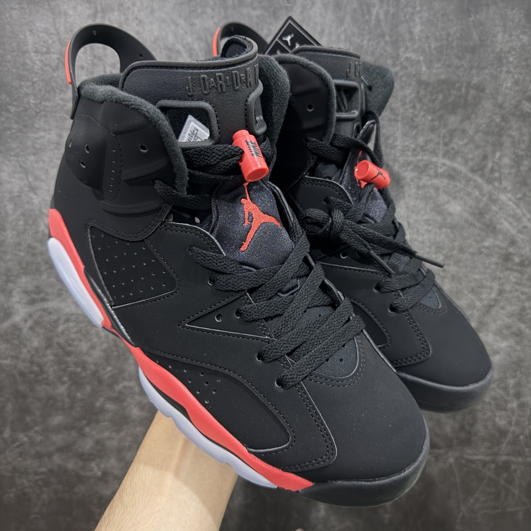 【外贸纯原版】 Air Jordan AJ6 Retro 反转红外线2026复刻黑红 CT8529-00