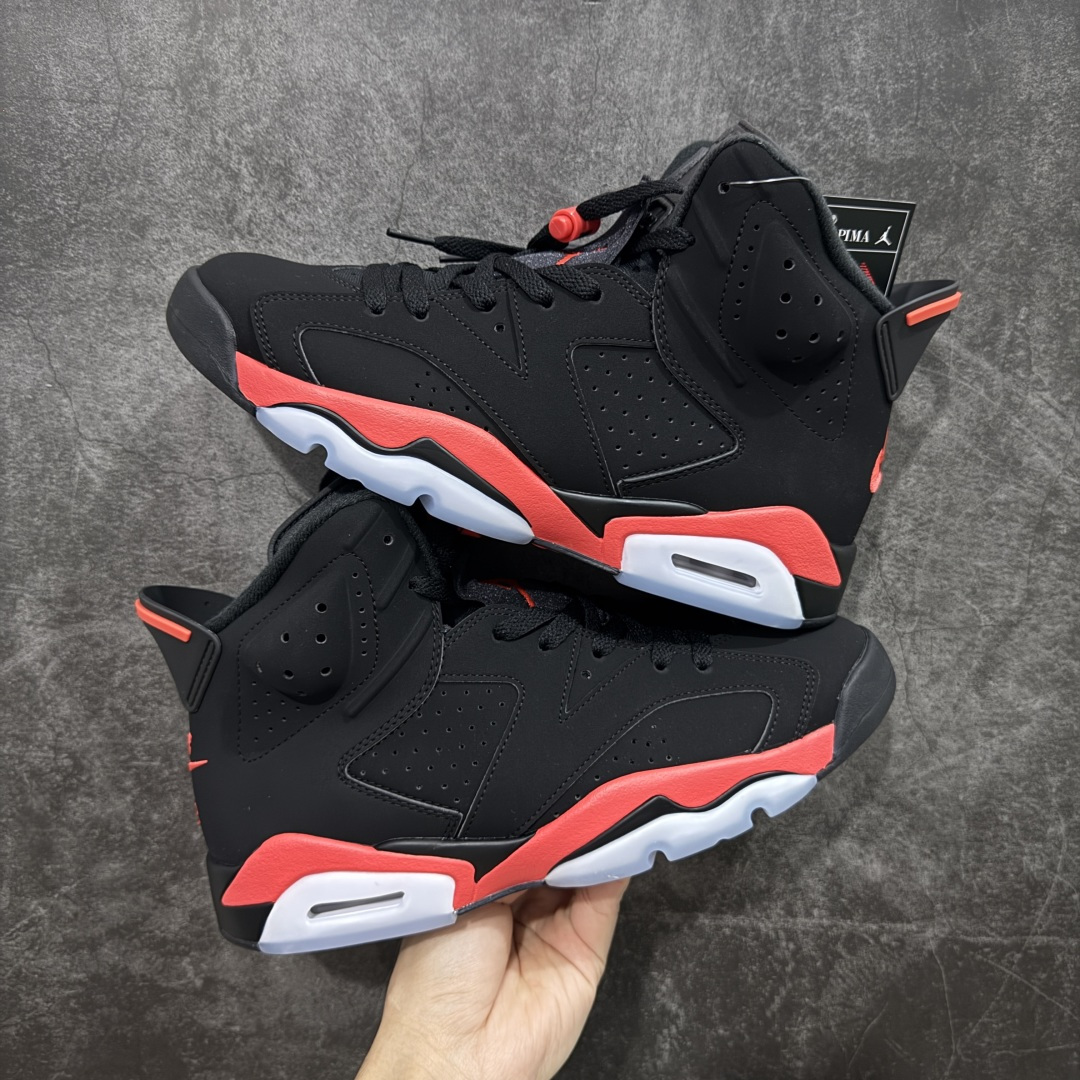 【外贸纯原版】 Air Jordan AJ6 Retro 反转红外线2026复刻黑红 CT8529-00