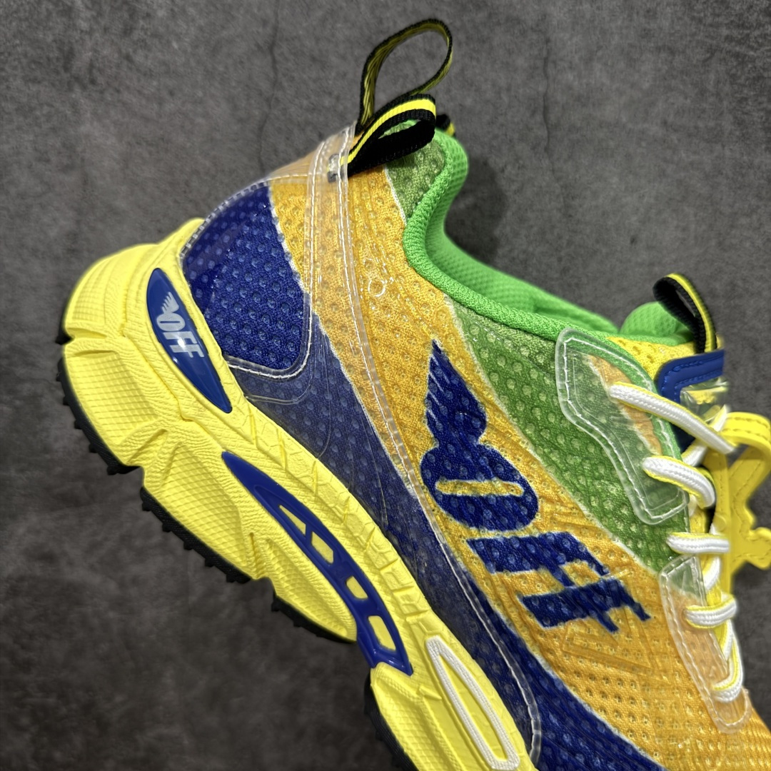 【纯原】Off-White OW最新款跑鞋 复古休闲鞋百分百原盒正确版 原楦原纸板数据开发 4层分离大底