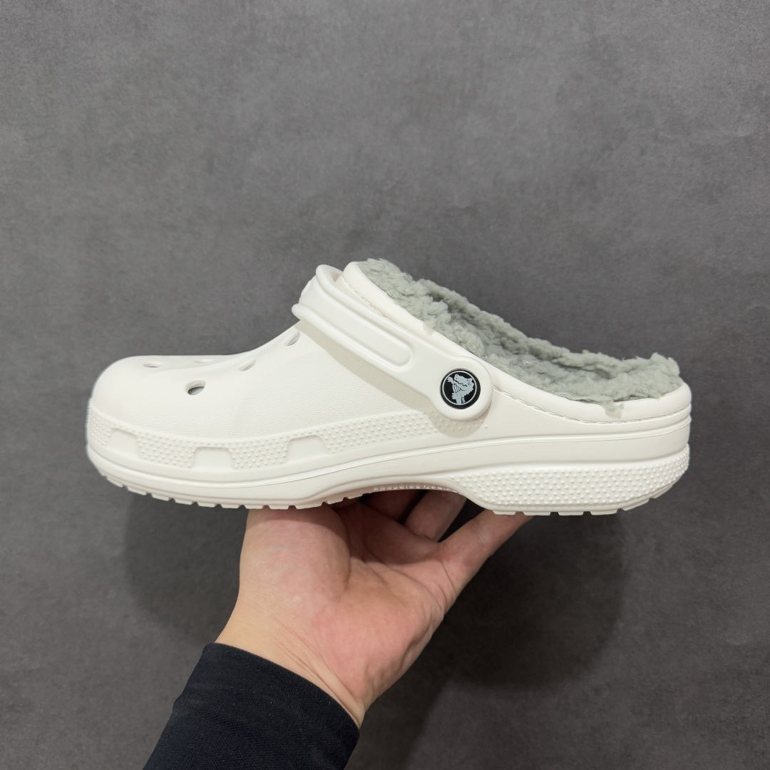 图片[2]-【加毛版】Crocs卡骆驰 明星加绒 透气洞洞运动凉鞋 透明防水袋包装 注意配件需单独购买 同步官方尺码：M4（36-37） M5（37-38）M6（38-39）M7（39-40）M8（41-42）M9（42-43）M10（43-44）标准码-选品中心