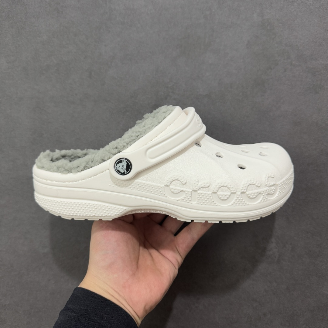 【加毛版】Crocs卡骆驰 明星加绒 透气洞洞运动凉鞋 透明防水袋包装 注意配件需单独购买 同步官方尺码:M4(36-37) M5(37-38)M6(38-39)M7(39-40)M8(41-42)M9(42-43)M10(43-44)标准码-选品中心