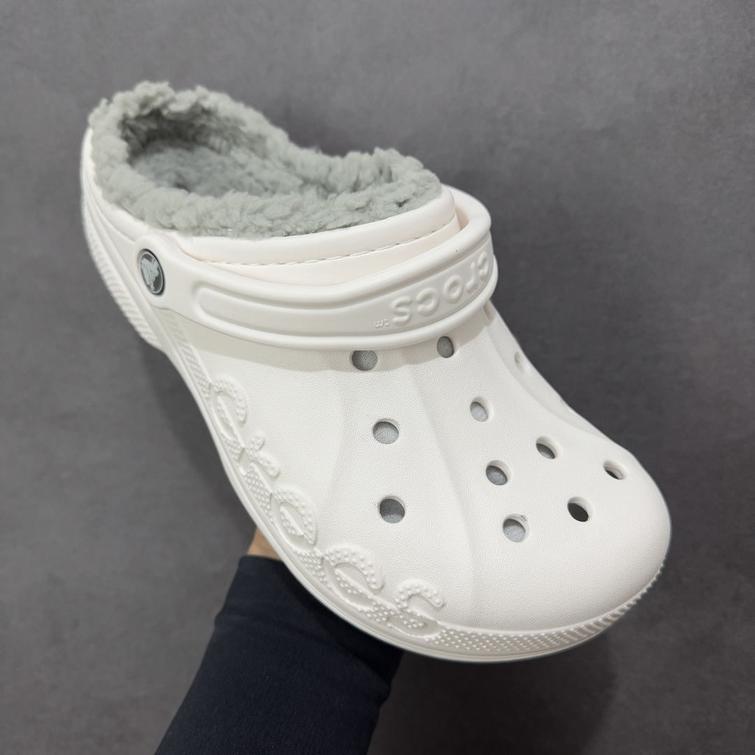 图片[3]-【加毛版】Crocs卡骆驰 明星加绒 透气洞洞运动凉鞋 透明防水袋包装 注意配件需单独购买 同步官方尺码：M4（36-37） M5（37-38）M6（38-39）M7（39-40）M8（41-42）M9（42-43）M10（43-44）标准码-选品中心