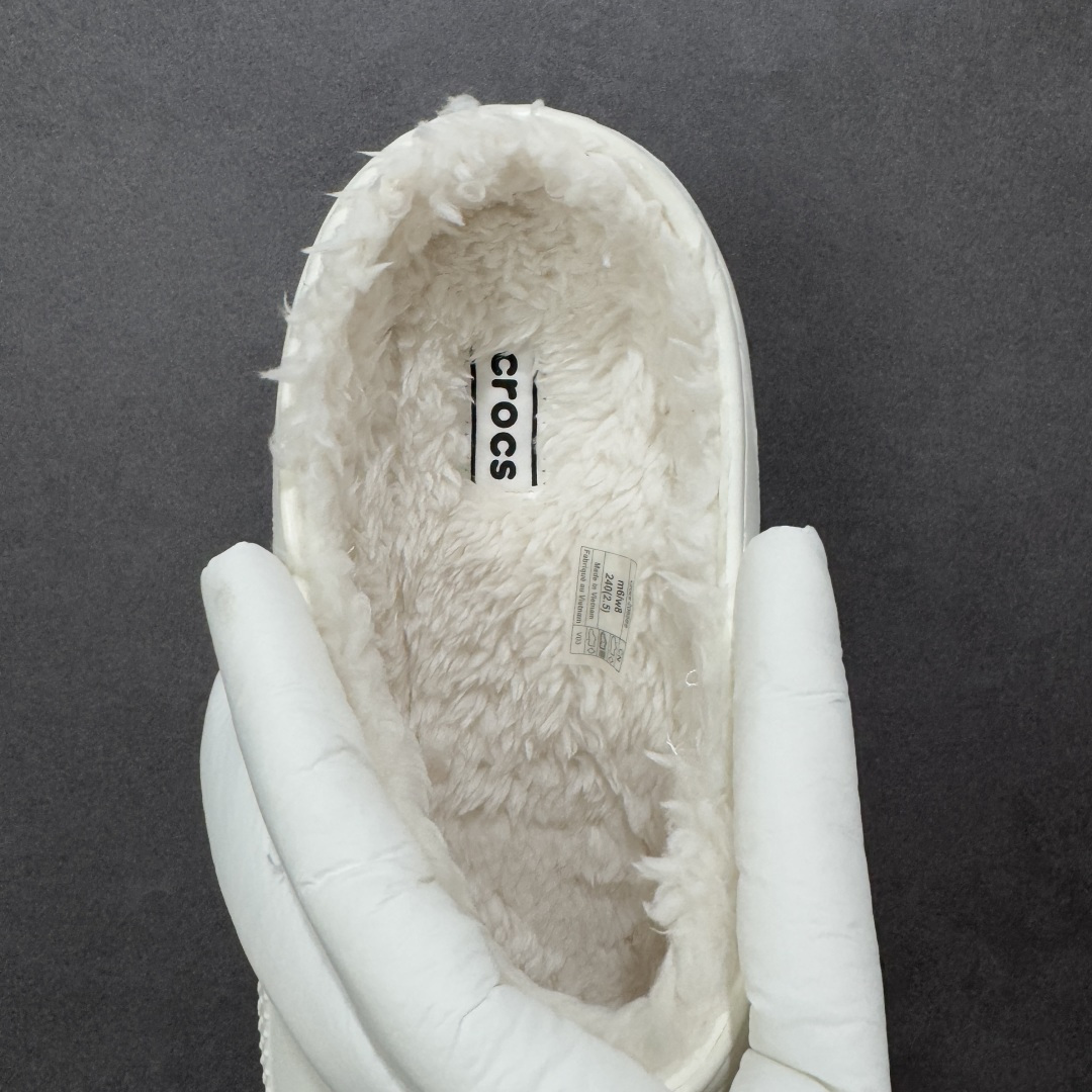 图片[7]-【加毛版】Crocs卡骆驰 明星加绒 透气洞洞运动凉鞋 透明防水袋包装 注意配件需单独购买 同步官方尺码：M4（36-37） M5（37-38）M6（38-39）M7（39-40）M8（41-42）M9（42-43）M10（43-44）标准码-选品中心