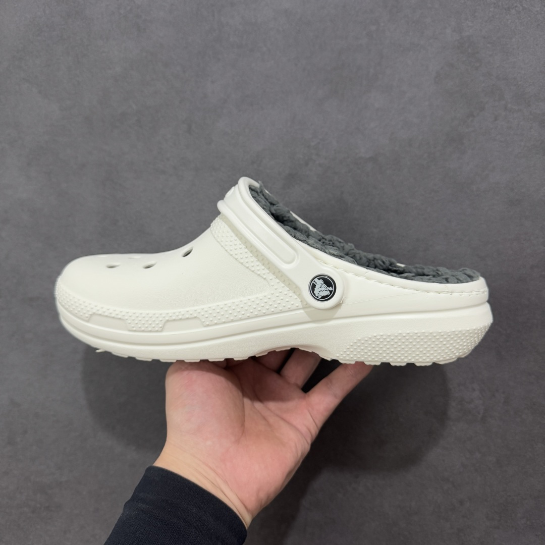 图片[2]-【加毛版】Crocs卡骆驰 明星加绒 透气洞洞运动凉鞋 透明防水袋包装 注意配件需单独购买 同步官方尺码：M4（36-37） M5（37-38）M6（38-39）M7（39-40）M8（41-42）M9（42-43）M10（43-44）标准码-选品中心