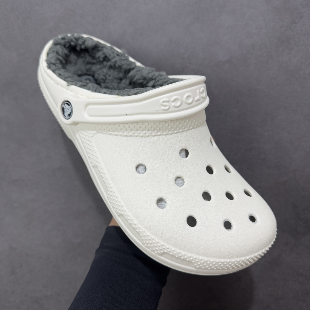 图片[3]-【加毛版】Crocs卡骆驰 明星加绒 透气洞洞运动凉鞋 透明防水袋包装 注意配件需单独购买 同步官方尺码：M4（36-37） M5（37-38）M6（38-39）M7（39-40）M8（41-42）M9（42-43）M10（43-44）标准码-选品中心