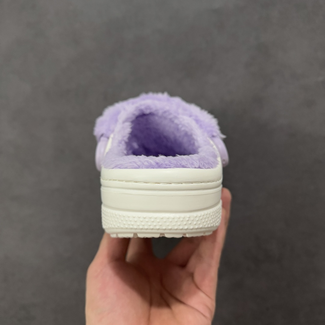 图片[4]-【加毛版】Crocs卡骆驰 明星加绒 透气洞洞运动凉鞋 透明防水袋包装 注意配件需单独购买 同步官方尺码：M4（36-37） M5（37-38）M6（38-39）M7（39-40）M8（41-42）M9（42-43）M10（43-44）标准码-选品中心