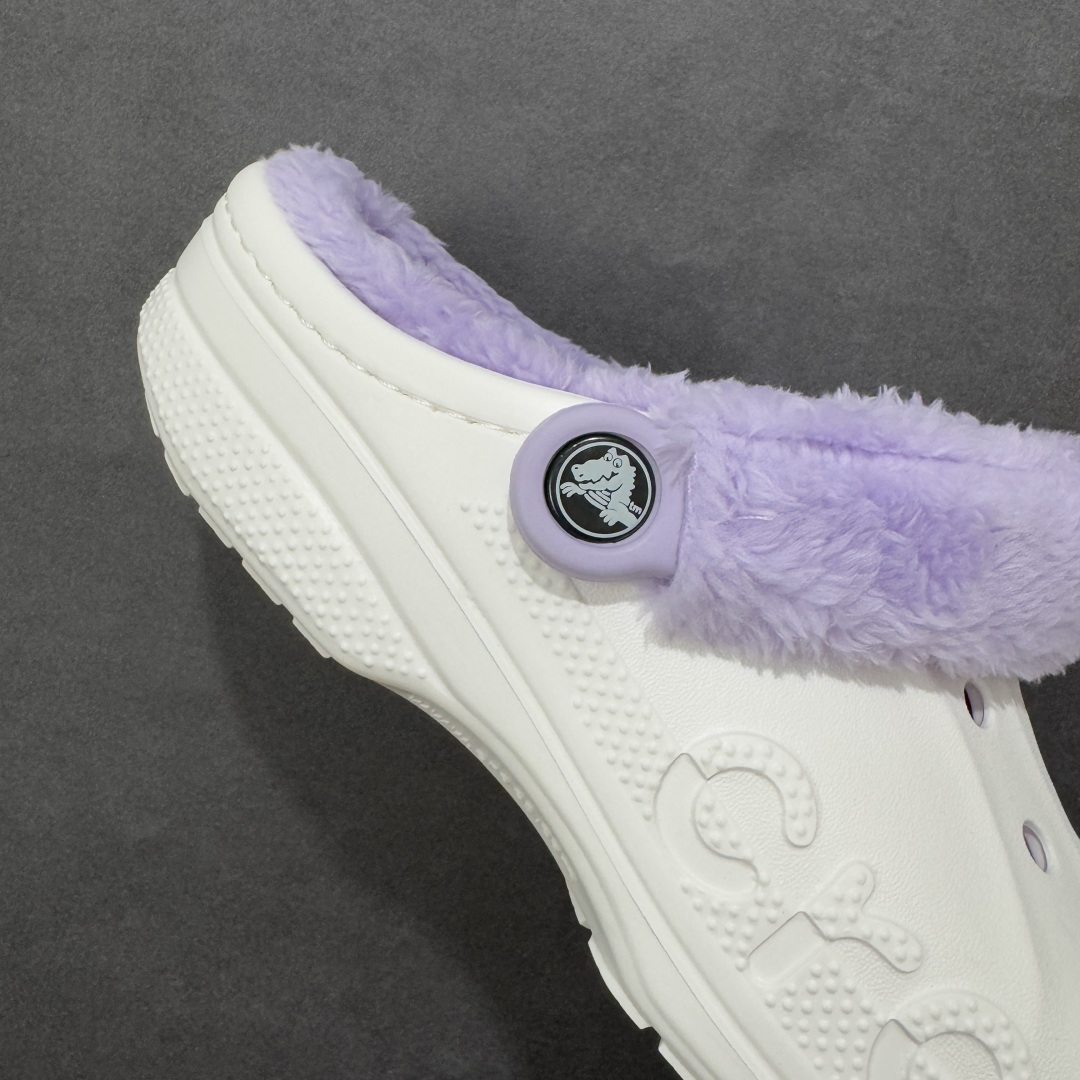 图片[6]-【加毛版】Crocs卡骆驰 明星加绒 透气洞洞运动凉鞋 透明防水袋包装 注意配件需单独购买 同步官方尺码：M4（36-37） M5（37-38）M6（38-39）M7（39-40）M8（41-42）M9（42-43）M10（43-44）标准码-选品中心