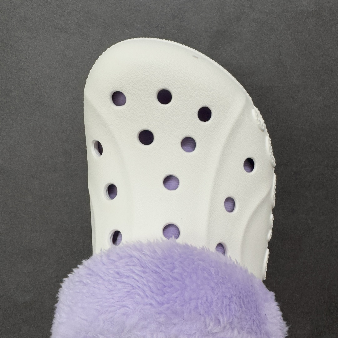 图片[8]-【加毛版】Crocs卡骆驰 明星加绒 透气洞洞运动凉鞋 透明防水袋包装 注意配件需单独购买 同步官方尺码：M4（36-37） M5（37-38）M6（38-39）M7（39-40）M8（41-42）M9（42-43）M10（43-44）标准码-选品中心