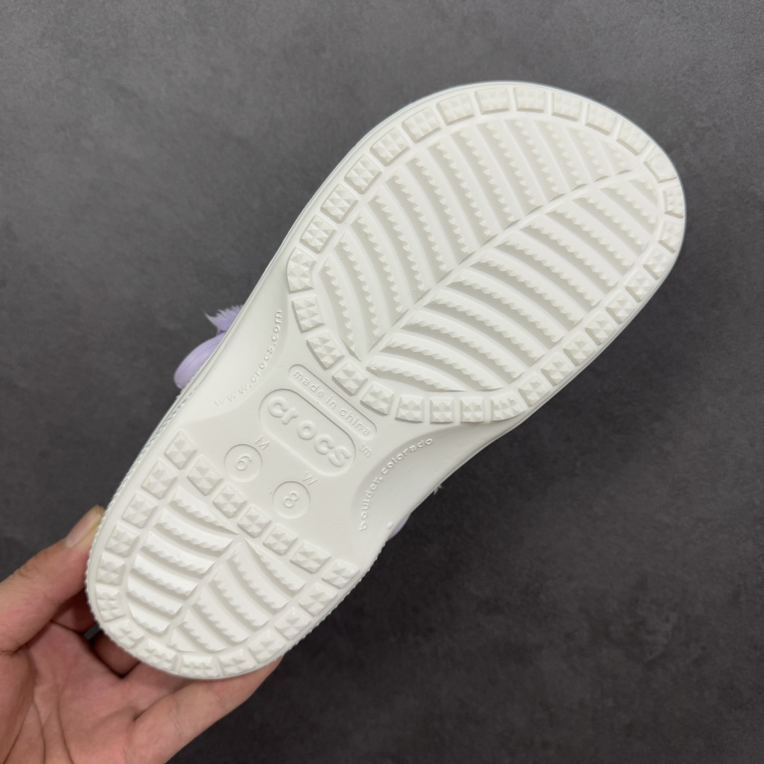 图片[9]-【加毛版】Crocs卡骆驰 明星加绒 透气洞洞运动凉鞋 透明防水袋包装 注意配件需单独购买 同步官方尺码：M4（36-37） M5（37-38）M6（38-39）M7（39-40）M8（41-42）M9（42-43）M10（43-44）标准码-选品中心