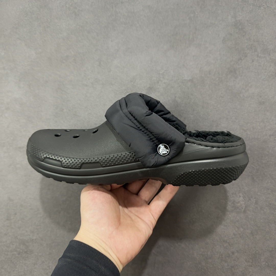 图片[2]-【加毛版】Crocs卡骆驰 明星加绒 透气洞洞运动凉鞋 透明防水袋包装 注意配件需单独购买 同步官方尺码：M4（36-37） M5（37-38）M6（38-39）M7（39-40）M8（41-42）M9（42-43）M10（43-44）标准码-选品中心