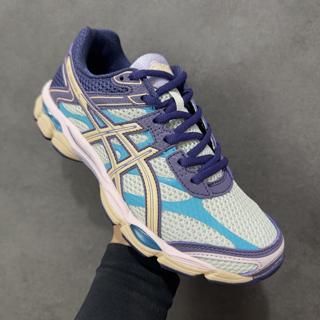 图片[3]-【公司级】Asics Gel-Cumulus 16 亚瑟士复古时尚缓震运动跑步鞋 鞋面采用无缝线工程网眼设计，全面升级的FF BLAST™ PLUS泡棉，更轻、更弹、更耐久。相比前代更轻盈鞋底采用了轻质发泡材料,并在后跟和前掌处采用了亚瑟士核心科技GEL缓震胶,赋予鞋款强大的缓冲性能,提供了更柔软舒适的穿着体验。AHAR® PLUS超耐磨橡胶大底，延长跑鞋使用寿命。 货号：1203A763-020 尺码：36 37 37.5 38 39 39.5 40 40.5 41.5 42 42.5 43.5 44 45 编码：AMB260270-选品中心