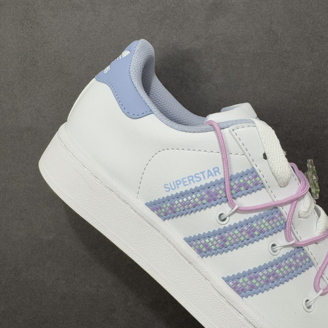 【纯原】adidas originals Superstar 2 百搭舒适薄底 防滑耐磨 低帮 板鞋 女