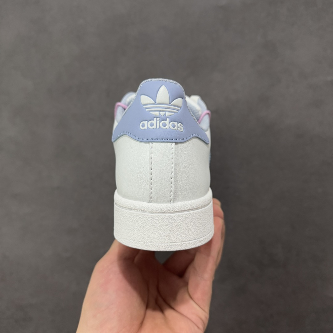 【纯原】adidas originals Superstar 2 百搭舒适薄底 防滑耐磨 低帮 板鞋 女