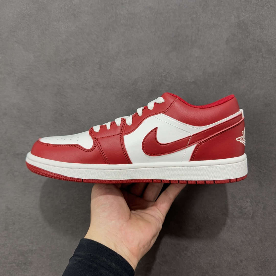 图片[2]-【H11版本】耐克Nike Air Jordan 1 AJ1经典复古经典低帮百搭文化篮球鞋 白红 553558-166 公司级真标半码制#原档案原数据开发版型#采用荔枝纹头层皮革鞋面材质#原厂立体填充鞋舌海绵#中底注胶孔及缜密中底拉帮工艺#原数据开发模具大底 尺码：35.5 36 36.5 37.5 38 38.5 39 40 40.5 41 42 42.5 43 44 44.5 45 46 47.5 编码：H11B270280-选品中心