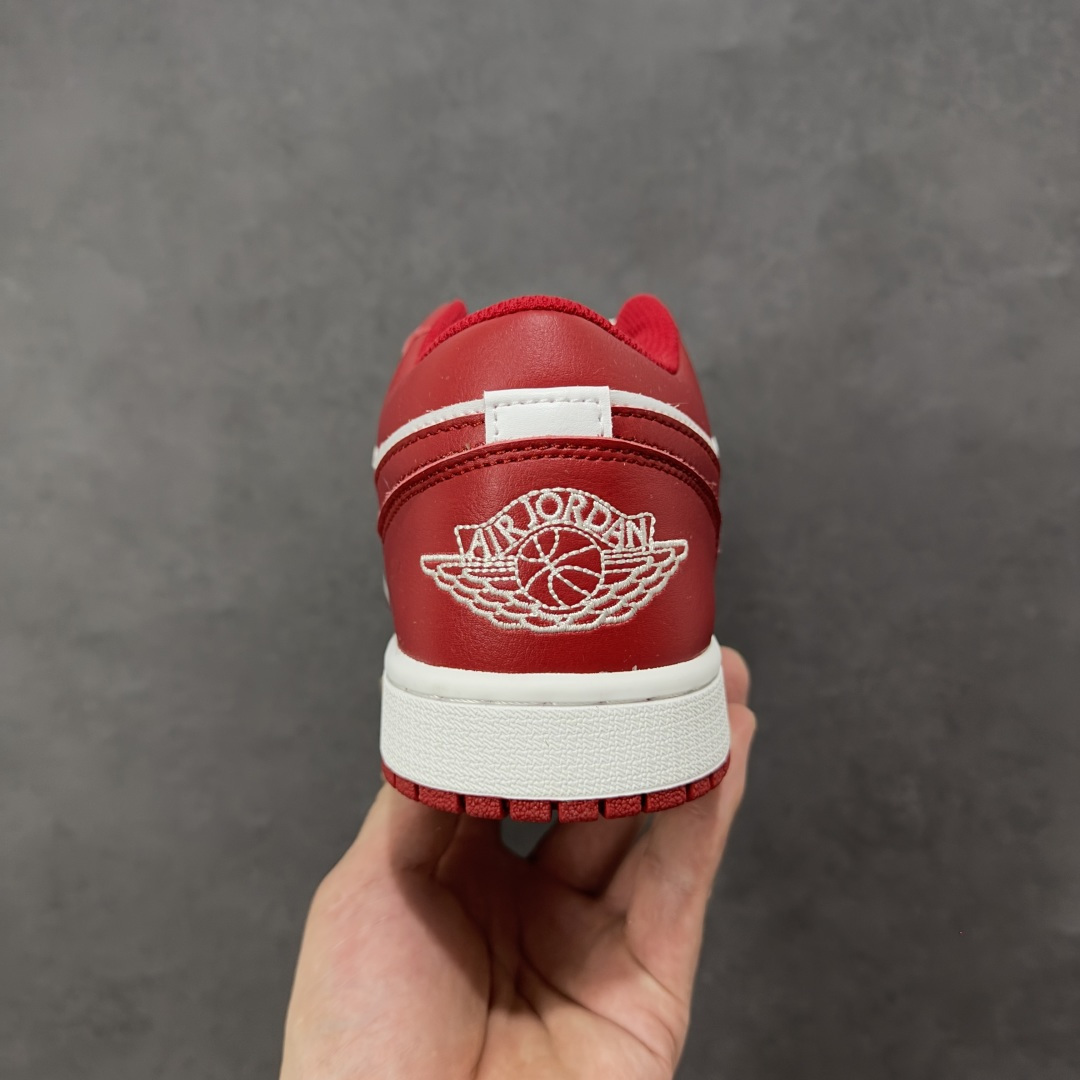 图片[4]-【H11版本】耐克Nike Air Jordan 1 AJ1经典复古经典低帮百搭文化篮球鞋 白红 553558-166 公司级真标半码制#原档案原数据开发版型#采用荔枝纹头层皮革鞋面材质#原厂立体填充鞋舌海绵#中底注胶孔及缜密中底拉帮工艺#原数据开发模具大底 尺码：35.5 36 36.5 37.5 38 38.5 39 40 40.5 41 42 42.5 43 44 44.5 45 46 47.5 编码：H11B270280-选品中心