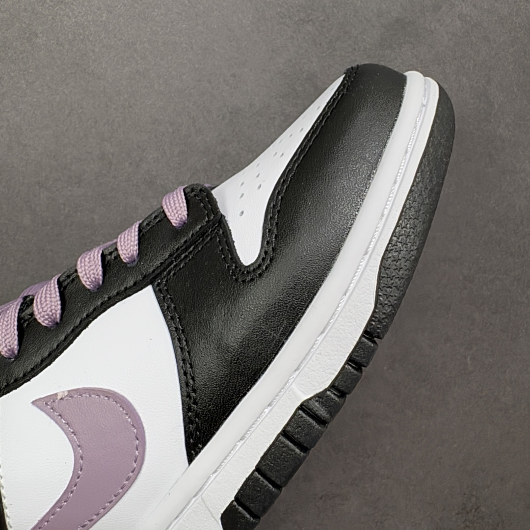 图片[5]-【YC版】Nike Dunk Low 香芋浪漫 黑白紫 当街头风邂逅香芋紫的温柔，以经典黑白为画布，主调是宛如香芋牛奶般的灰紫色，侧身Swoosh如月光丝带，营造出细腻的渐变层次，自带高级滤镜。无论是搭配裙装的温柔，还是搭配牛仔裤的随性，它都能轻松驾驭，成为你日常穿搭的点睛之笔。 货号： DD1391-100 尺码： 35.5 36 36.5 37.5 38 38.5 39 40 编码：HXSB290300-选品中心