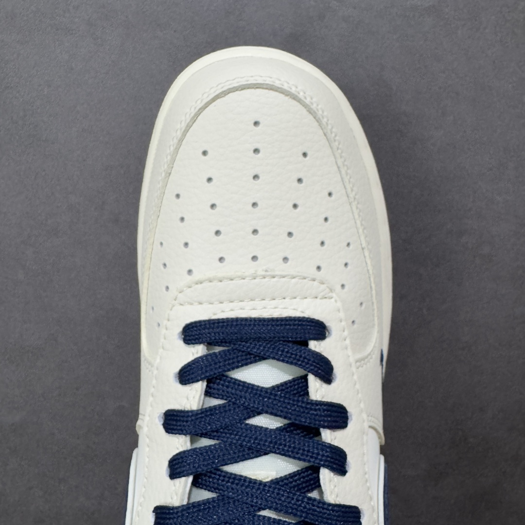 【纯原】Nike Air Force 1'07 Low 蓝红 米白蓝红猪八革 空军一号低帮休闲板鞋#原楦
