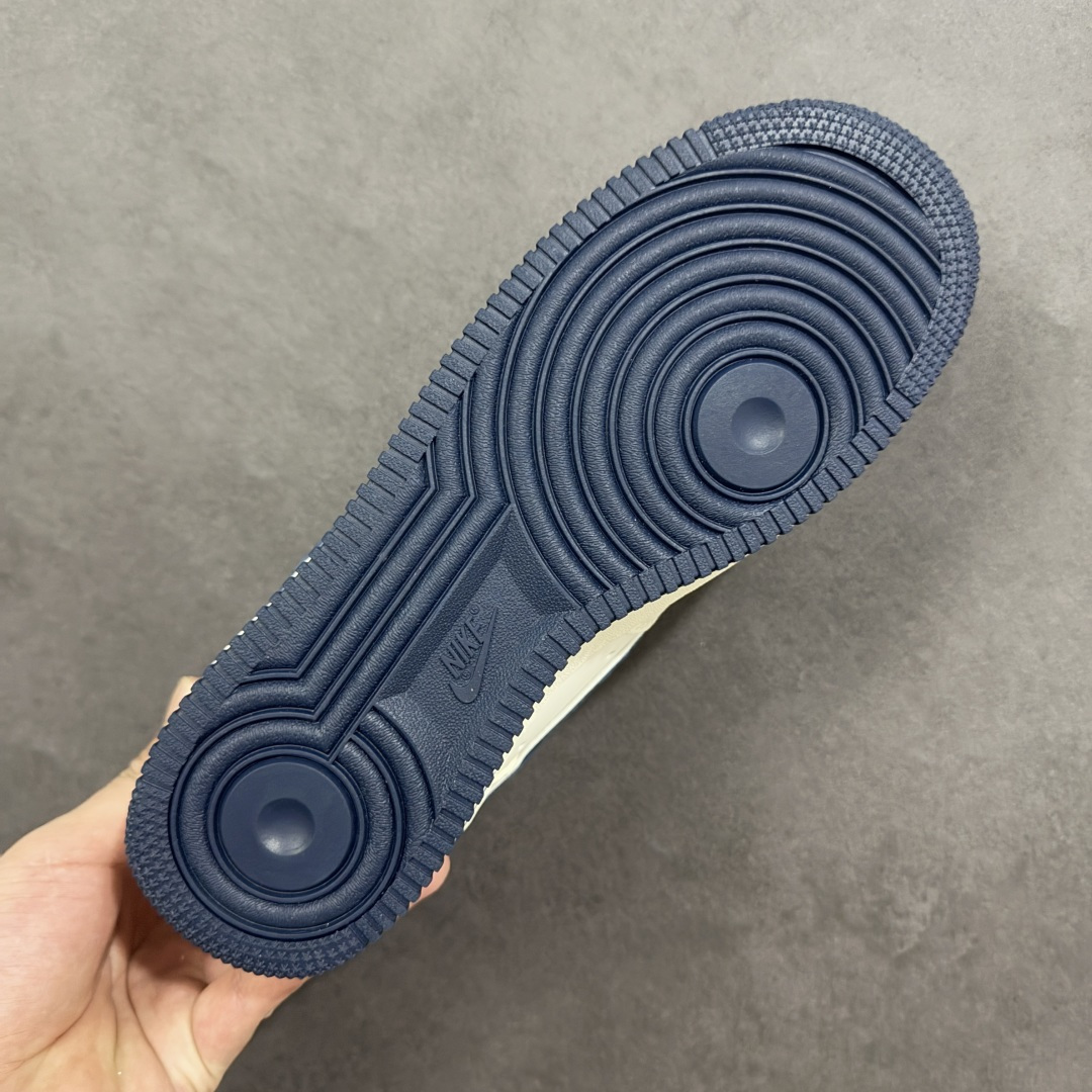 【纯原】Nike Air Force 1'07 Low 蓝红 米白蓝红猪八革 空军一号低帮休闲板鞋#原楦