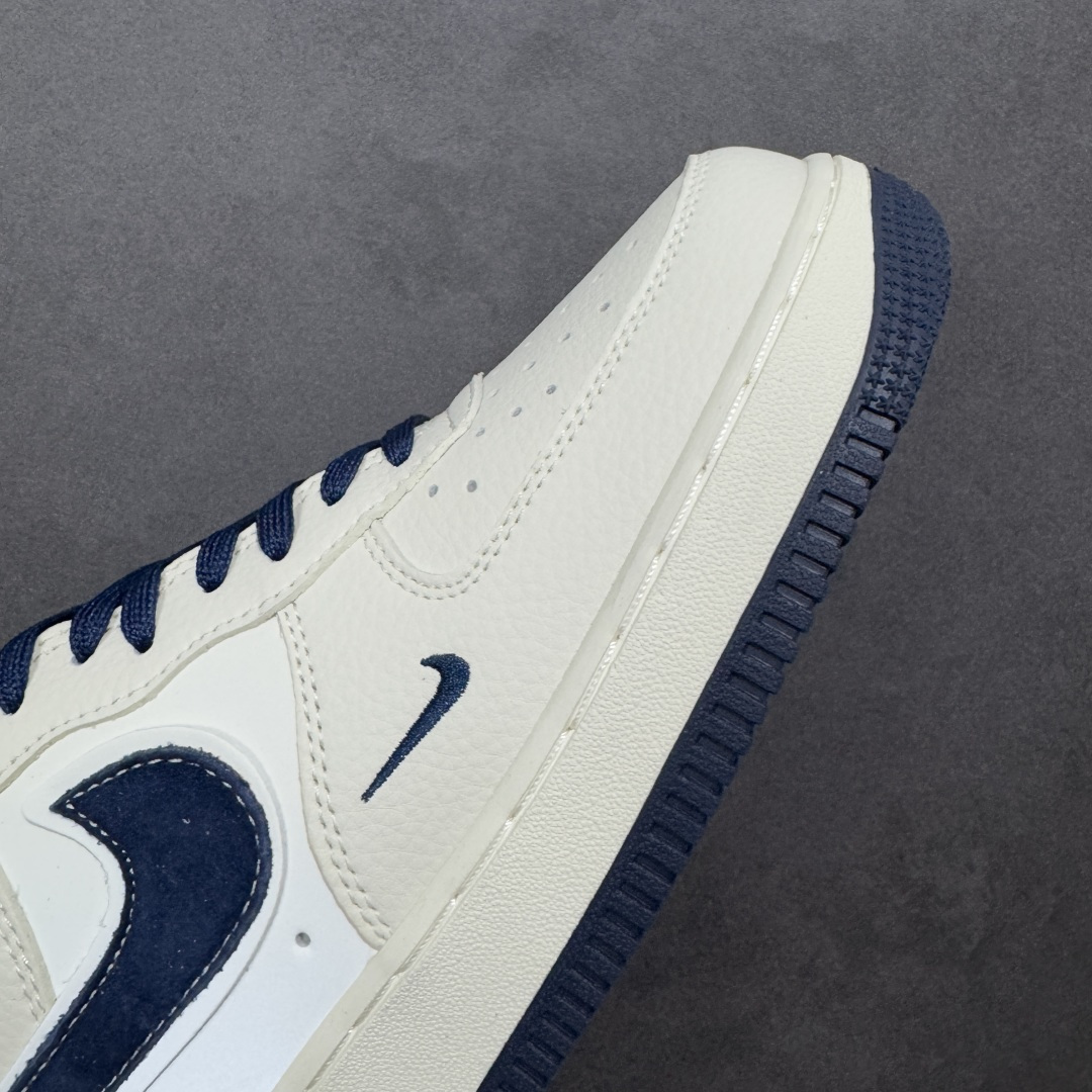 【纯原】Nike Air Force 1'07 Low 蓝红 米白蓝红猪八革 空军一号低帮休闲板鞋#原楦