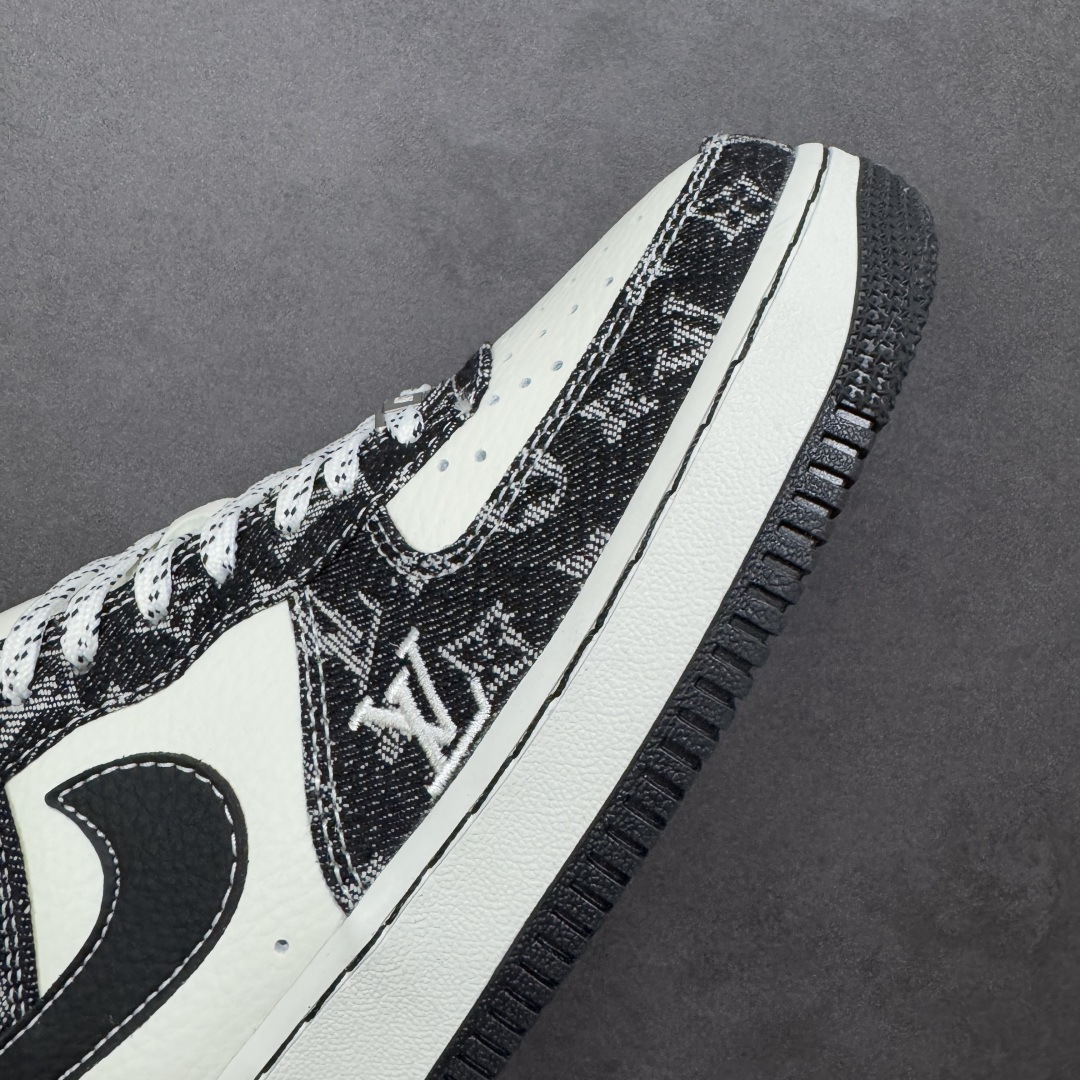 【纯原】NIke Air Force 1 '07 Low “LV联名--白黑牛仔” 空军一号低帮 运动鞋