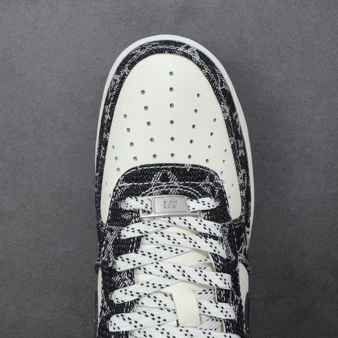 【纯原】NIke Air Force 1 '07 Low “LV联名--白黑牛仔” 空军一号低帮 运动鞋