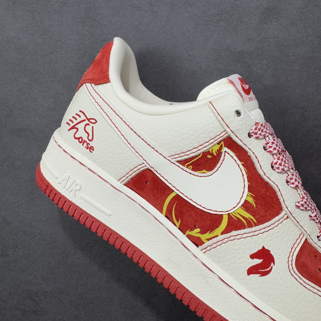 【纯原】Nike Air Force 1'07 Low 马年联名 红马 空军一号低帮休闲板鞋#原楦头原纸