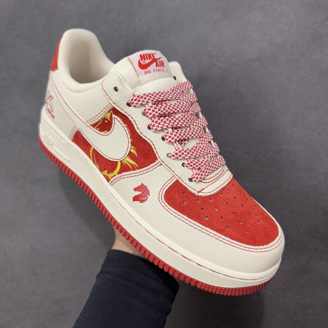 【纯原】Nike Air Force 1'07 Low 马年联名 红马 空军一号低帮休闲板鞋#原楦头原纸