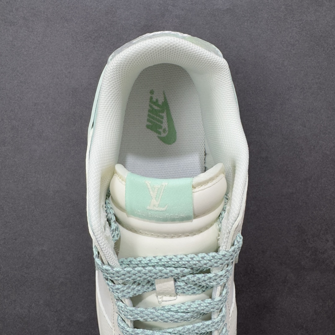 【纯原】Nike SB Dunk Low“LV联名——薄荷绿” 周年高端定制 低帮休闲板鞋 定制鞋盒 大
