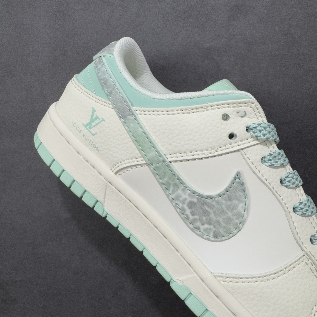 【纯原】Nike SB Dunk Low“LV联名——薄荷绿” 周年高端定制 低帮休闲板鞋 定制鞋盒 大