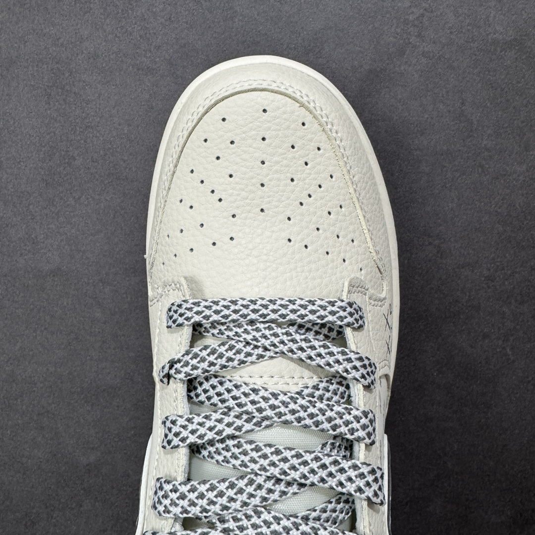 【纯原】高端定制Nike SB Dunk Low “off white联名------白灰双沟” 高端定
