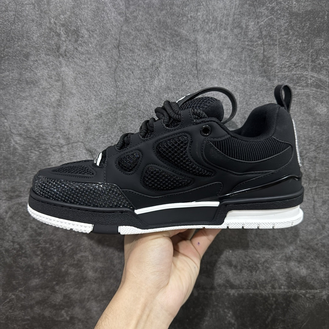 【纯原】广奢高端货 LV Skate 系列 滑板鞋✦ 原楦原纸版开模，鞋型立体饱满✦ 零毛边、零溢胶、零