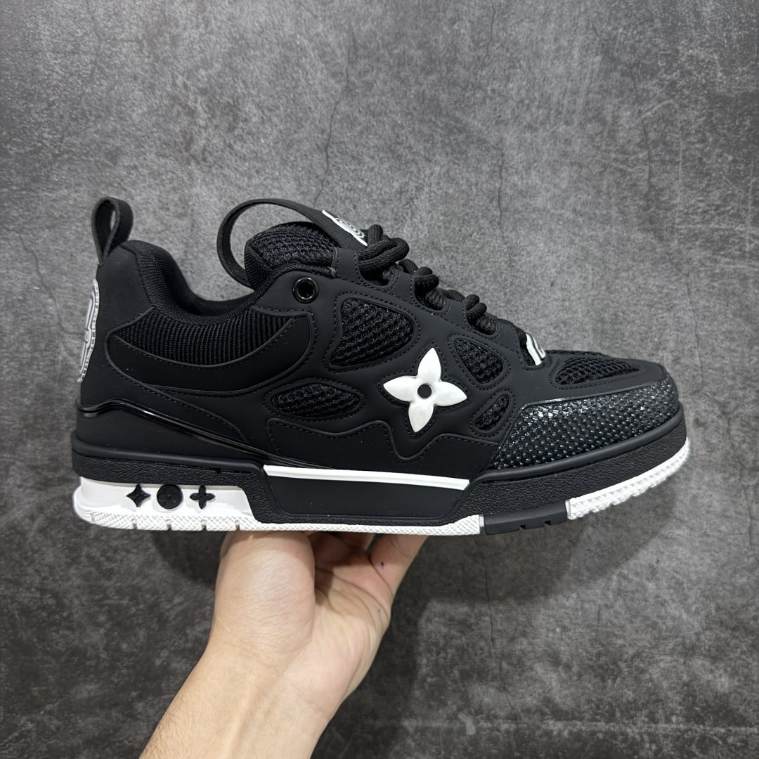 【纯原】广奢高端货 LV Skate 系列 滑板鞋✦ 原楦原纸版开模，鞋型立体饱满✦ 零毛边、零溢胶、零