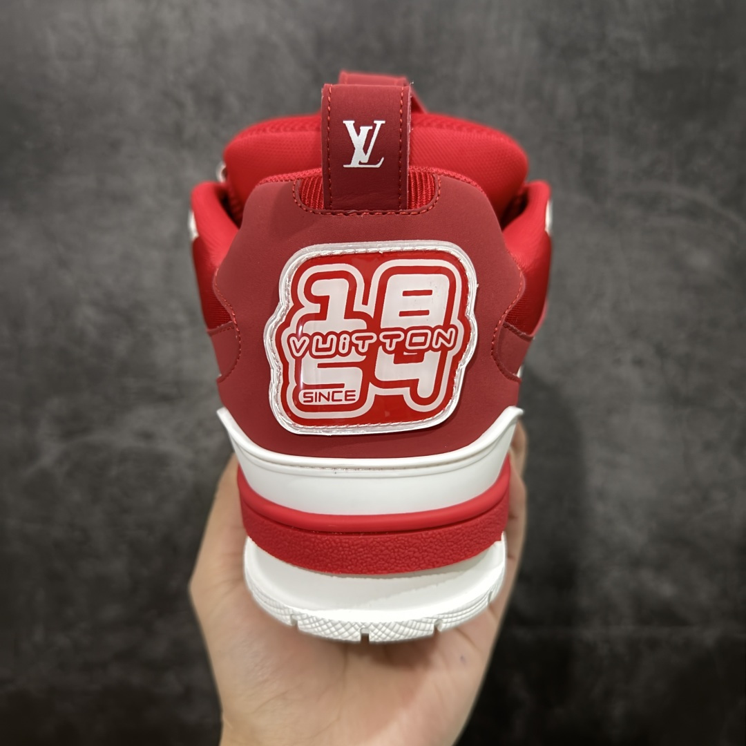 【纯原】广奢高端货 LV Skate 系列 滑板鞋✦ 原楦原纸版开模，鞋型立体饱满✦ 零毛边、零溢胶、零