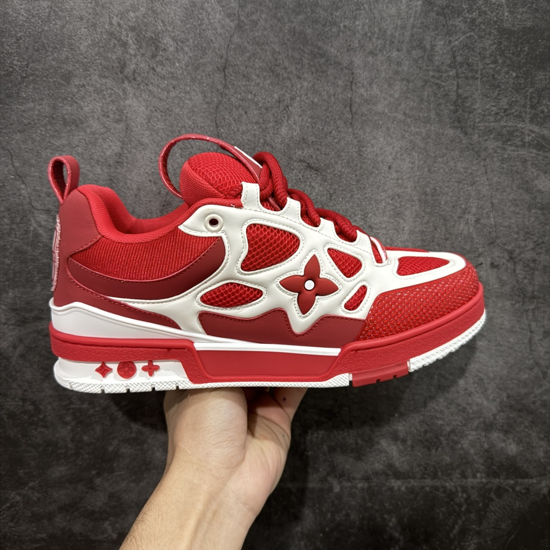 【纯原】广奢高端货 LV Skate 系列 滑板鞋✦ 原楦原纸版开模，鞋型立体饱满✦ 零毛边、零溢胶、零