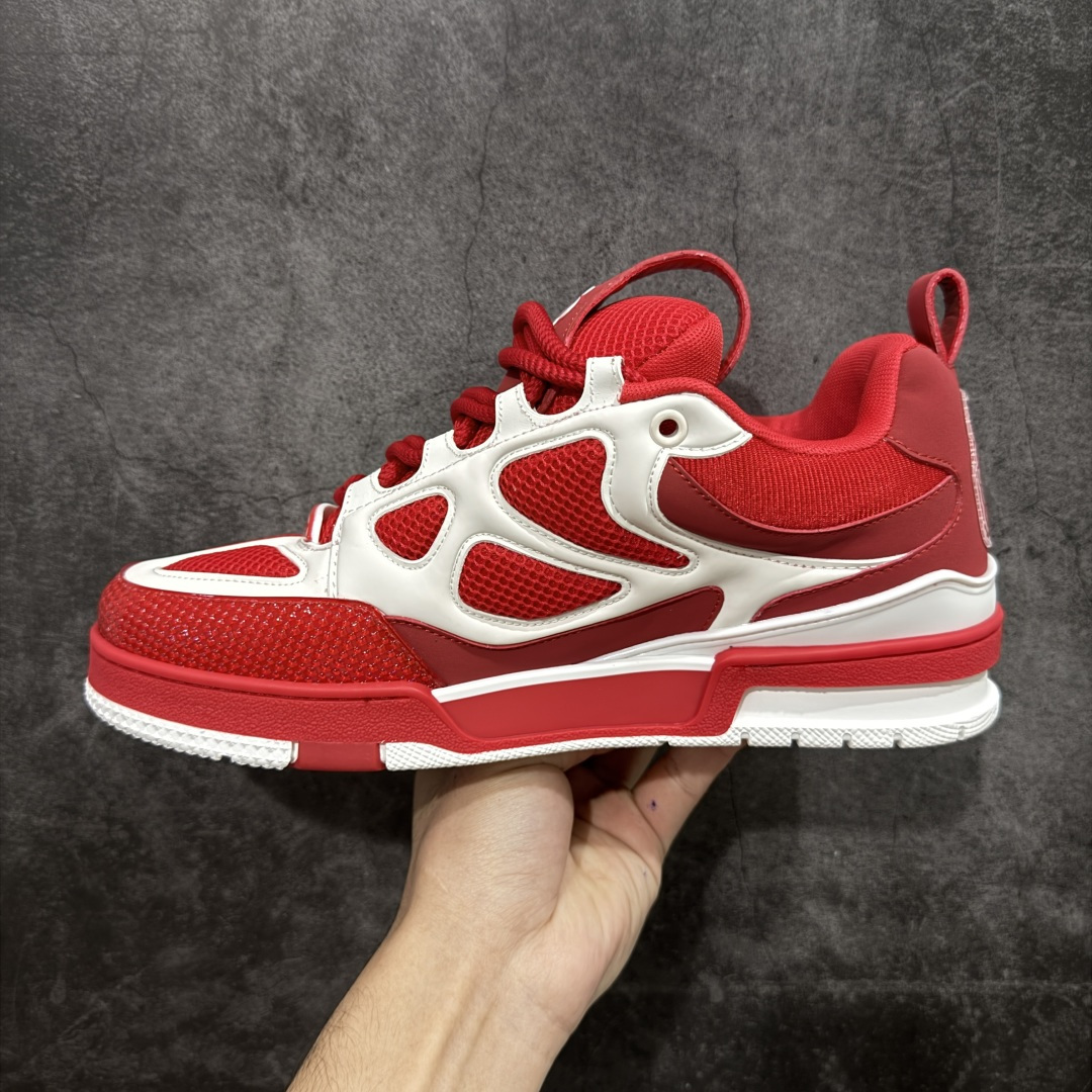 【纯原】广奢高端货 LV Skate 系列 滑板鞋✦ 原楦原纸版开模，鞋型立体饱满✦ 零毛边、零溢胶、零