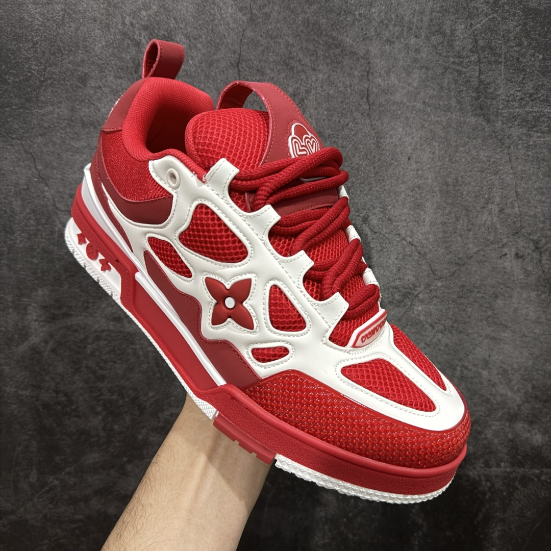 【纯原】广奢高端货 LV Skate 系列 滑板鞋✦ 原楦原纸版开模，鞋型立体饱满✦ 零毛边、零溢胶、零