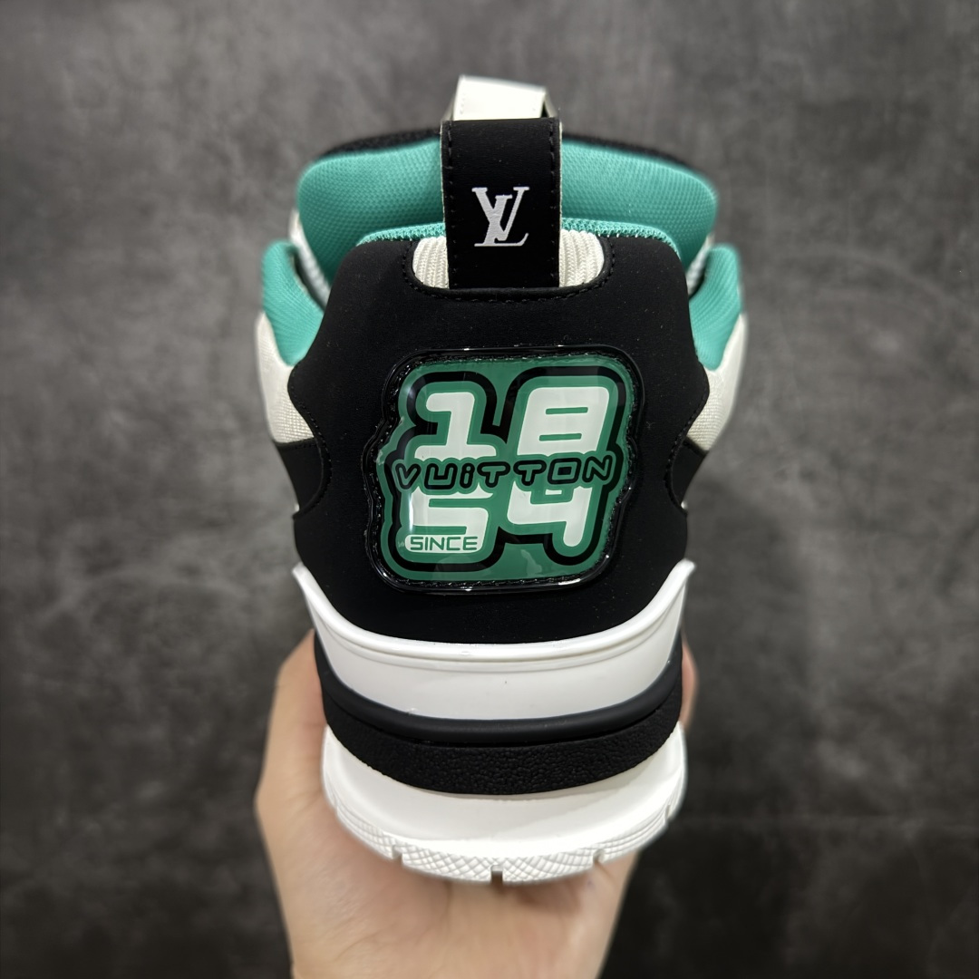 【纯原】广奢高端货 LV Skate 系列 滑板鞋✦ 原楦原纸版开模，鞋型立体饱满✦ 零毛边、零溢胶、零