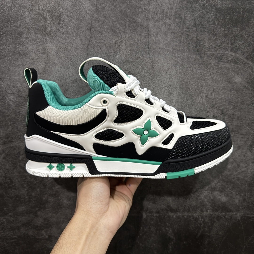 【纯原】广奢高端货 LV Skate 系列 滑板鞋✦ 原楦原纸版开模，鞋型立体饱满✦ 零毛边、零溢胶、零