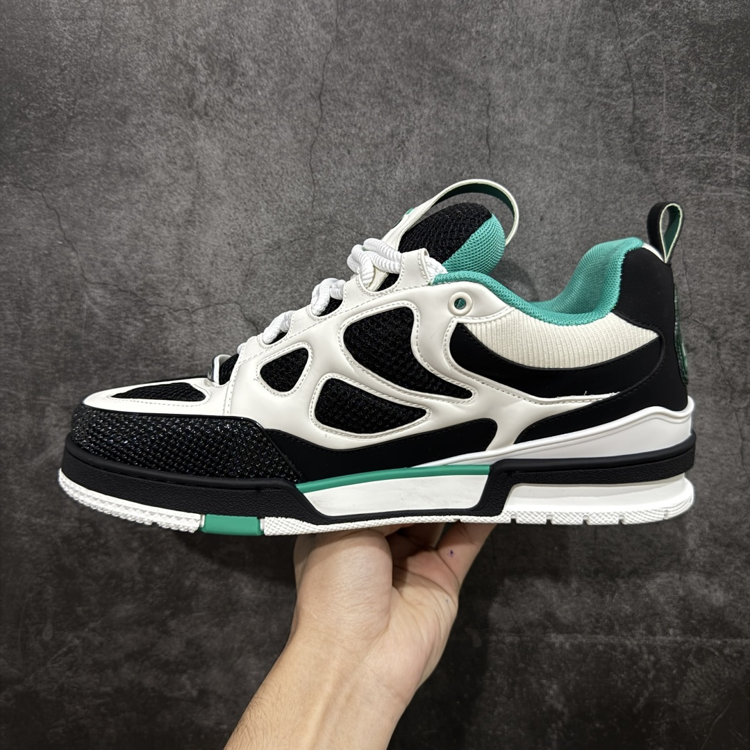 【纯原】广奢高端货 LV Skate 系列 滑板鞋✦ 原楦原纸版开模，鞋型立体饱满✦ 零毛边、零溢胶、零