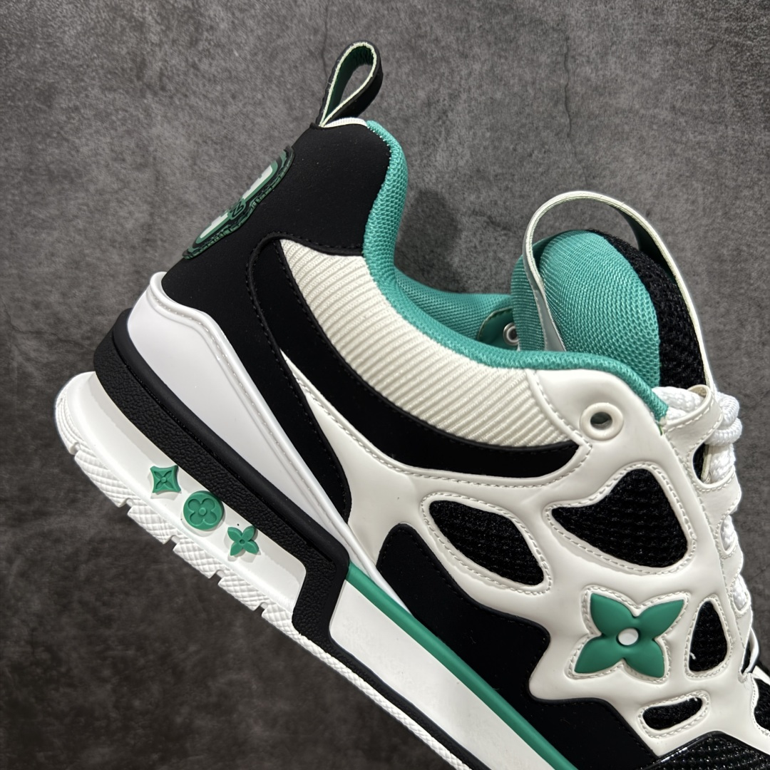 【纯原】广奢高端货 LV Skate 系列 滑板鞋✦ 原楦原纸版开模，鞋型立体饱满✦ 零毛边、零溢胶、零