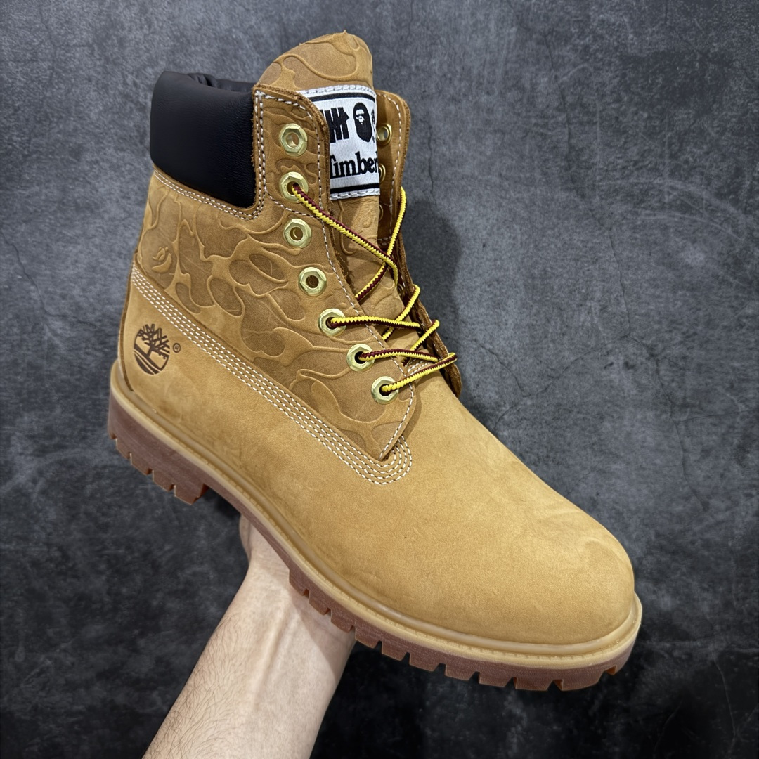 【纯原】Timberland x Bape x Undefeated 天伯伦/添柏岚 猿人头 不败 三方