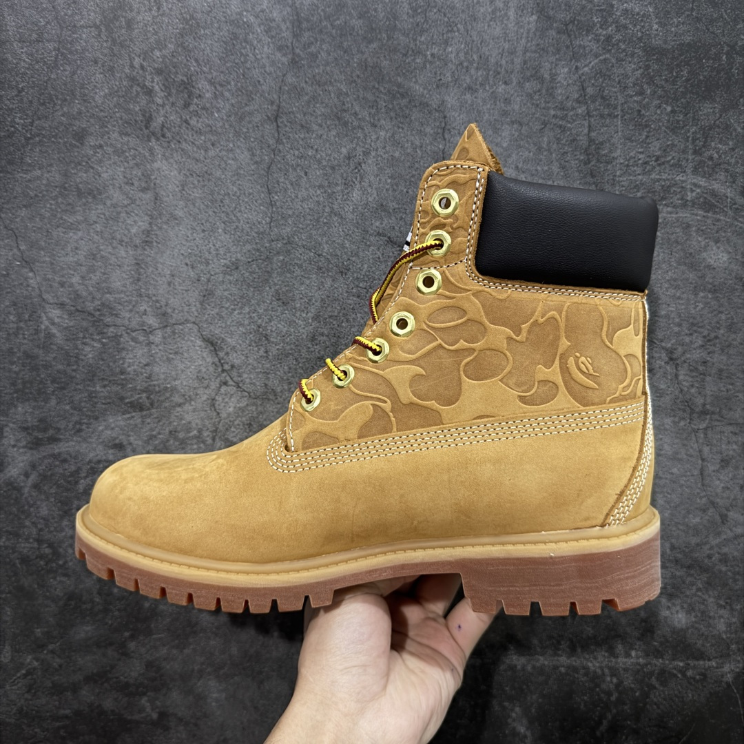 【纯原】Timberland x Bape x Undefeated 天伯伦/添柏岚 猿人头 不败 三方