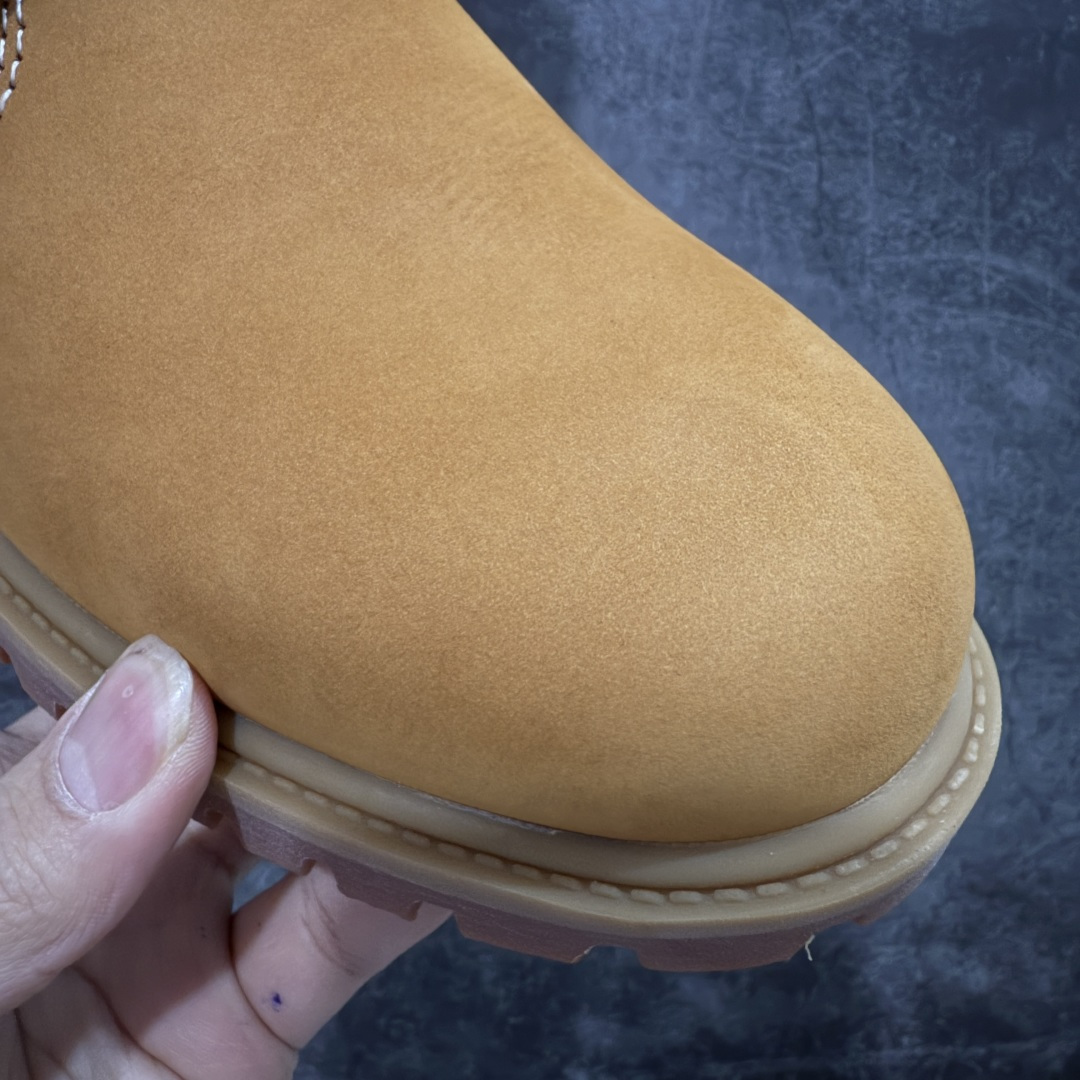 图片[4]-【莞顶礼盒版】Timberland添柏岚/天伯伦经典款功能户外休闲防水高帮大黄靴 大黑靴 男码七孔10061 女码六孔10361 中山宝元原厂订单 ZP一样的东西 原档案数据开发量产 原厂比配 所有细节完全官网同步一致 原厂特供防水牛皮 区别市面防水涂层版本 注塑大底 原厂宝元注射机 原厂防伪标紫光灯可扫 最新工艺电脑车线 四线并齐 横折动态防泼水 正品一致全牛皮领口/内里 抗疲劳减震蜂窝鞋垫 完全还原正品工艺 所有细节 包装 配件 完美对比专柜 海淘高端客户可了解 国外销售渠道淘宝各网店 正常尺码 尺码：36-45-选品中心