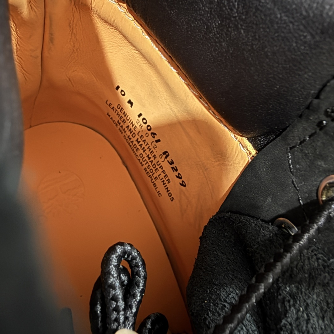 图片[7]-【莞顶礼盒版】Timberland添柏岚/天伯伦经典款功能户外休闲防水高帮大黄靴 大黑靴 男码七孔10061 女码六孔10361 中山宝元原厂订单 ZP一样的东西 原档案数据开发量产 原厂比配 所有细节完全官网同步一致 原厂特供防水牛皮 区别市面防水涂层版本 注塑大底 原厂宝元注射机 原厂防伪标紫光灯可扫 最新工艺电脑车线 四线并齐 横折动态防泼水 正品一致全牛皮领口/内里 抗疲劳减震蜂窝鞋垫 完全还原正品工艺 所有细节 包装 配件 完美对比专柜 海淘高端客户可了解 国外销售渠道淘宝各网店 正常尺码 尺码：36-45-选品中心