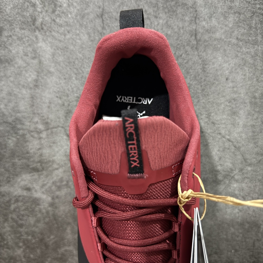 【纯原】Arcteryx始祖鸟 Konseal Shoe 舒适 防滑耐磨透气支撑抓地 登山鞋 沙色 黑红