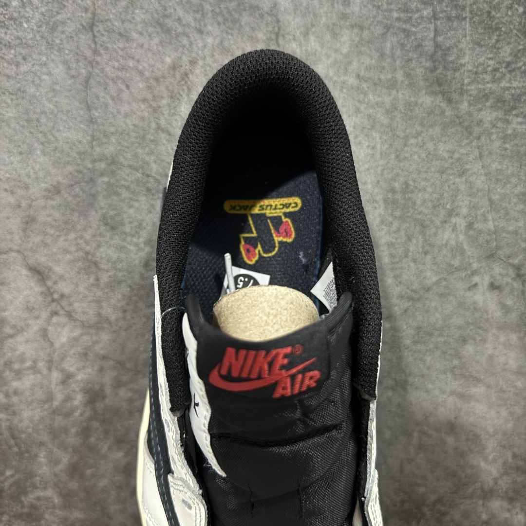 【纯原】Air Jordan 1 x Travis Scott AJ1 x TS联名黑蓝倒钩低帮 DZ4