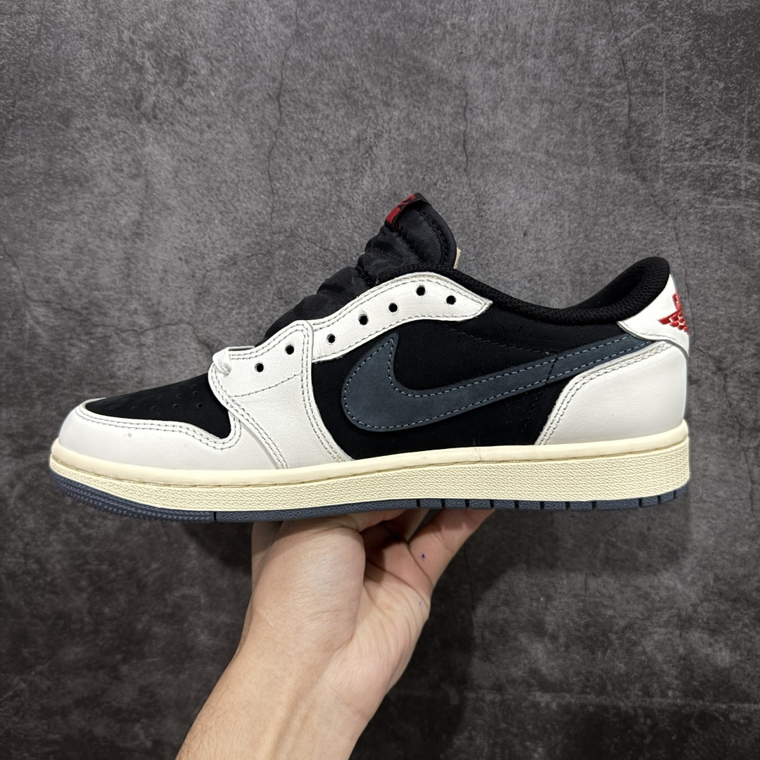 【纯原】Air Jordan 1 x Travis Scott AJ1 x TS联名黑蓝倒钩低帮 DZ4